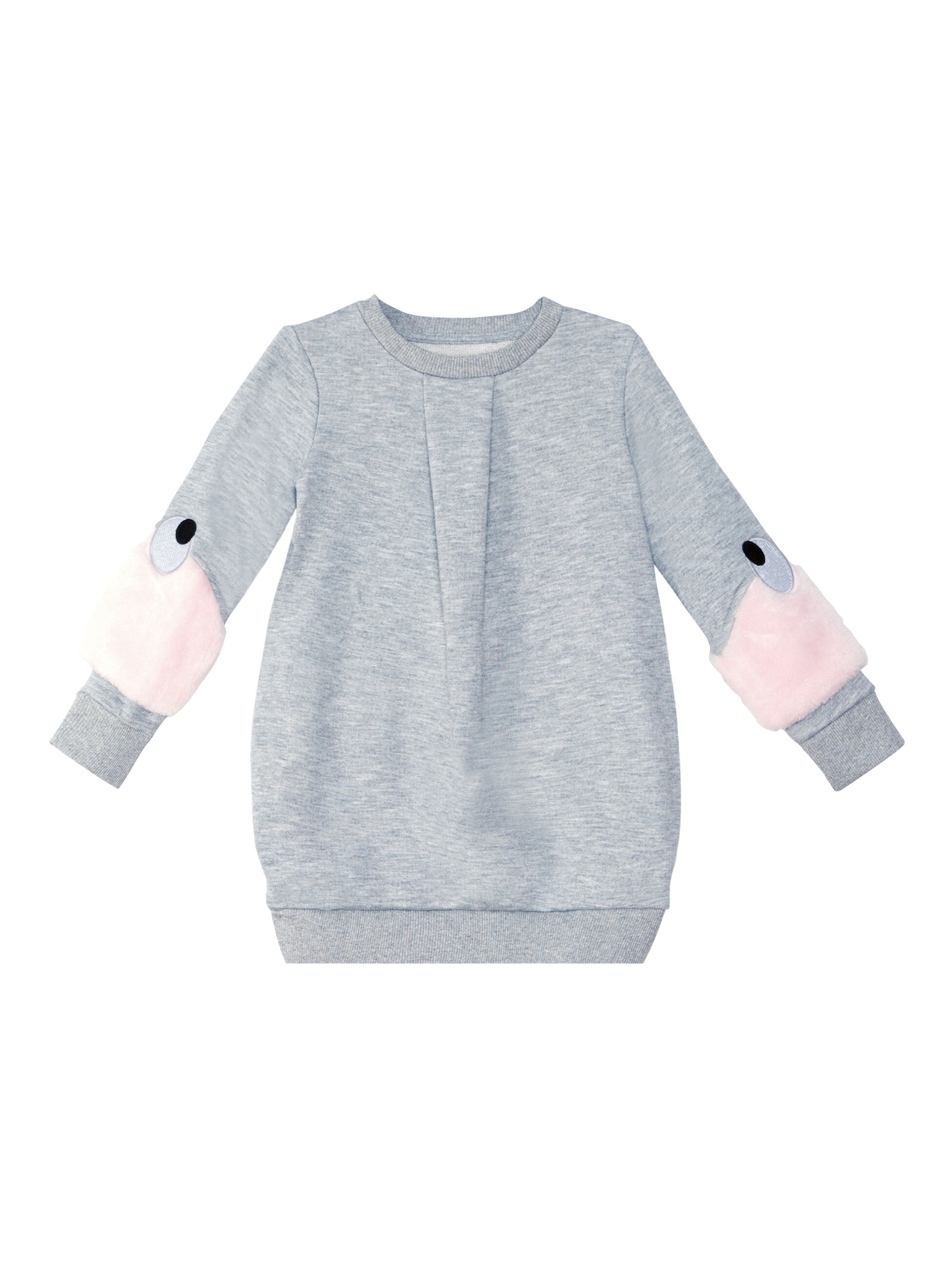 Robe Denokids en gris : devant
