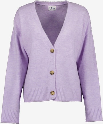 BLUE SEVEN Knit Cardigan in Purple: front