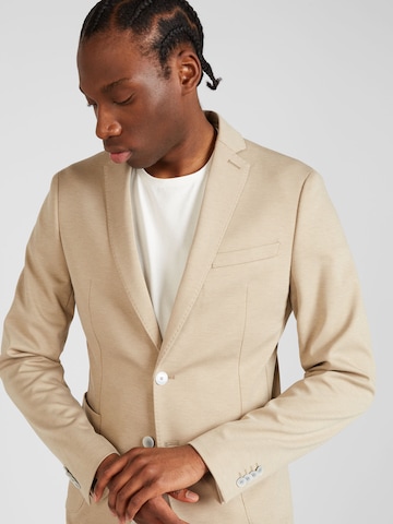 Coupe slim Veste de costume s.Oliver BLACK LABEL en beige