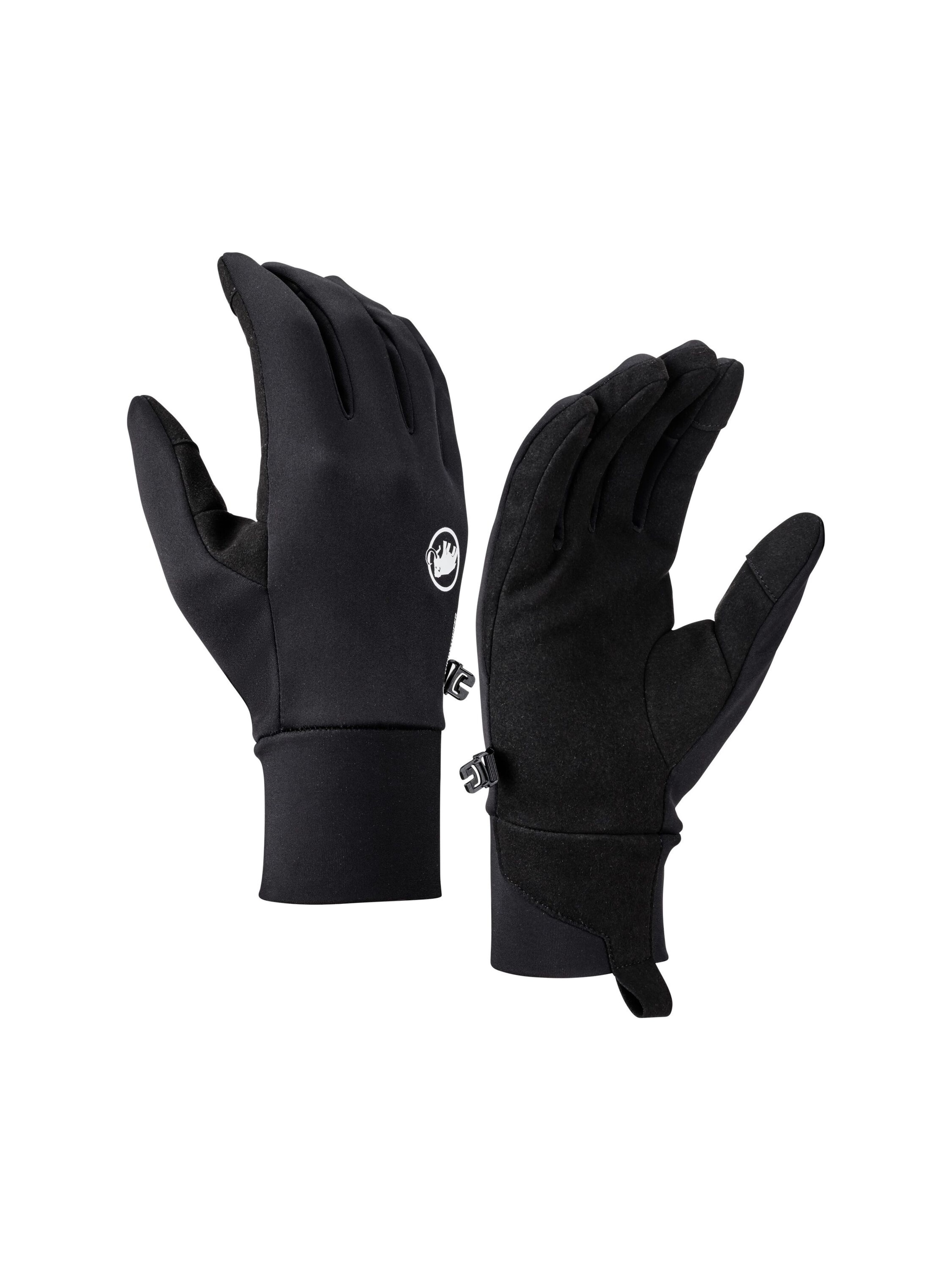 MAMMUT Sporthandschuhe ‘Astro’ in Schwarz: Vorderseite
