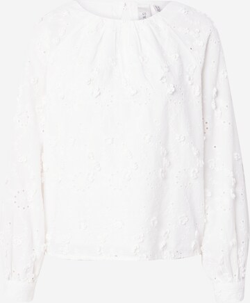 Y.A.S Blouse 'MENUSA' in Wit: voorkant