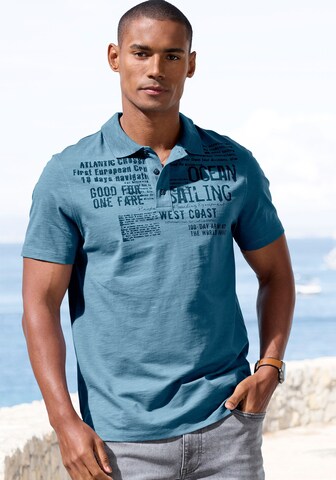 JOHN DEVIN Poloshirt in Blau