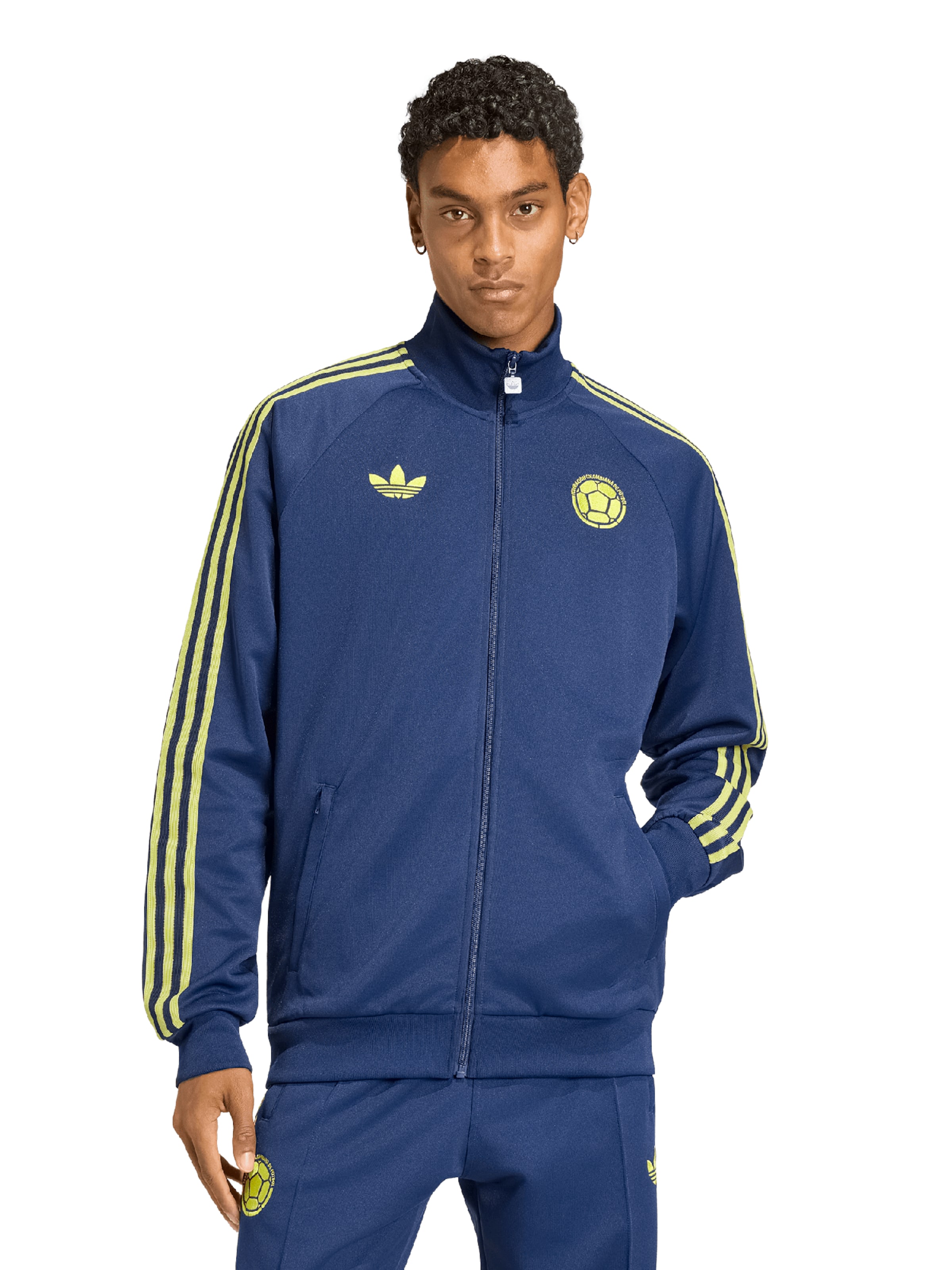 ADIDAS PERFORMANCE Sportovní bunda 'Kolumbien' – modrá: přední strana