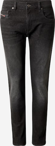 DIESEL Slimfit Farkut '2019 D-STRUKT' värissä musta: etupuoli