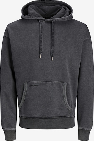 JACK & JONES Sweatshirt 'Drew' in Zwart: voorkant