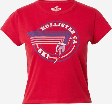 HOLLISTER Shirt in Rood: voorkant