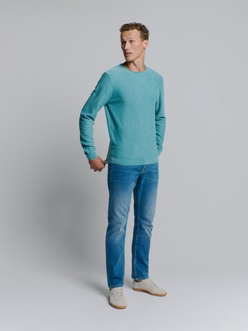 No Excess Pullover in Blau