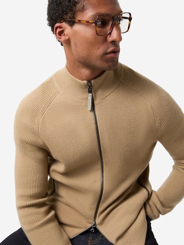 BOGNER Knit Cardigan 'Dexter' in Brown