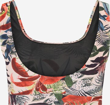 Swim by Zizzi Bustier Bikinitoppi 'STHELMA' värissä monivärinen