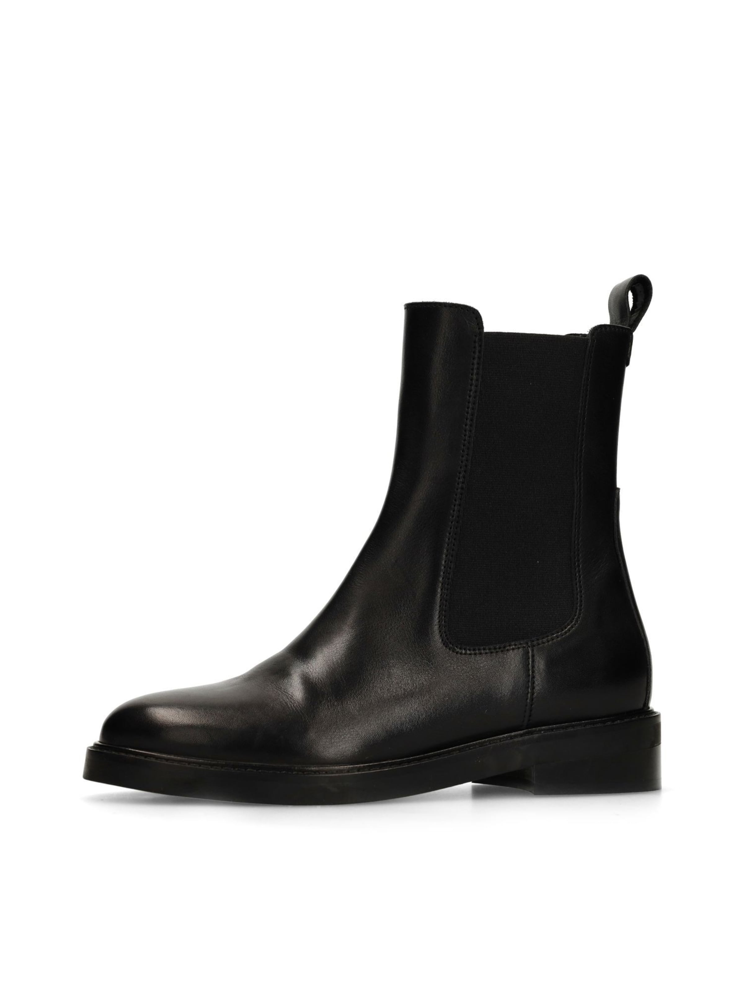 MANFIELD Chelsea boots in Zwart: voorkant