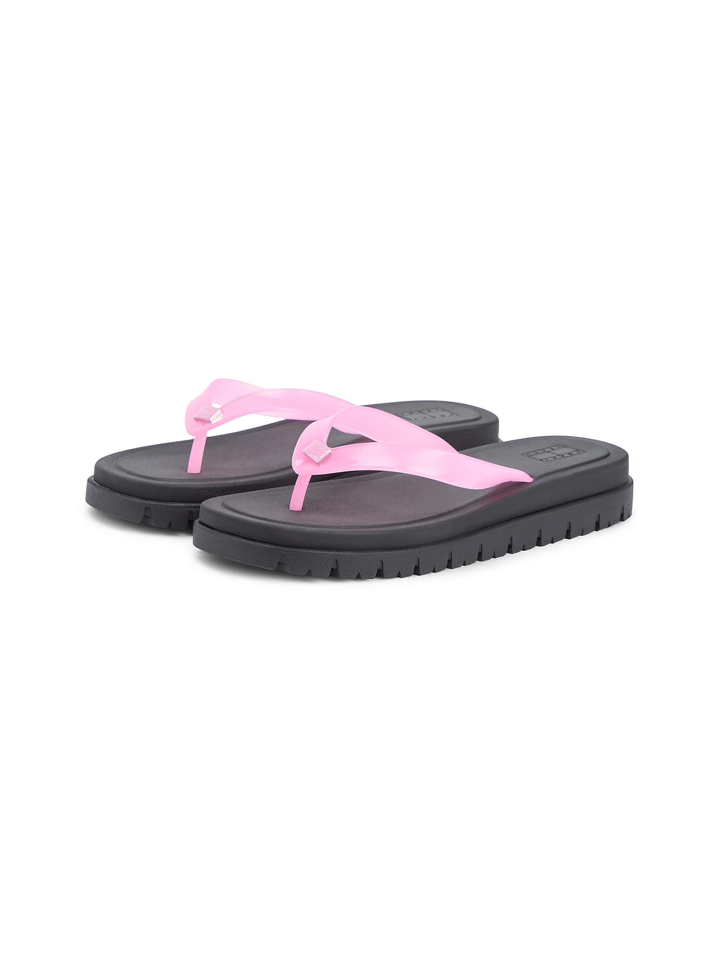 Tommy Jeans T-bar sandals in Pink