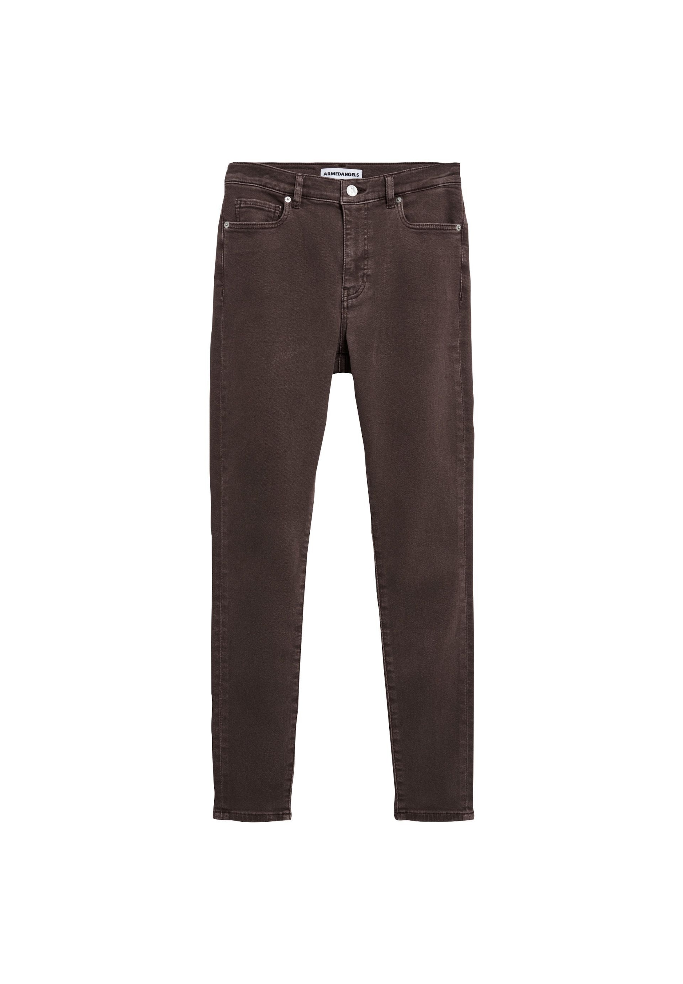 ARMEDANGELS Jean 'TILLAA' en 25/28 en brun foncé, Vue avec produit