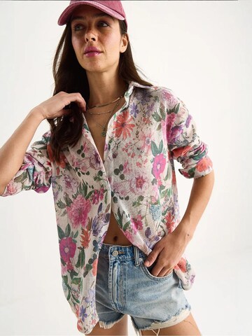 Chemisier Bianco Lucci en beige