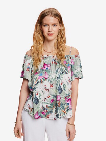 ESPRIT Blouse in Groen: voorkant