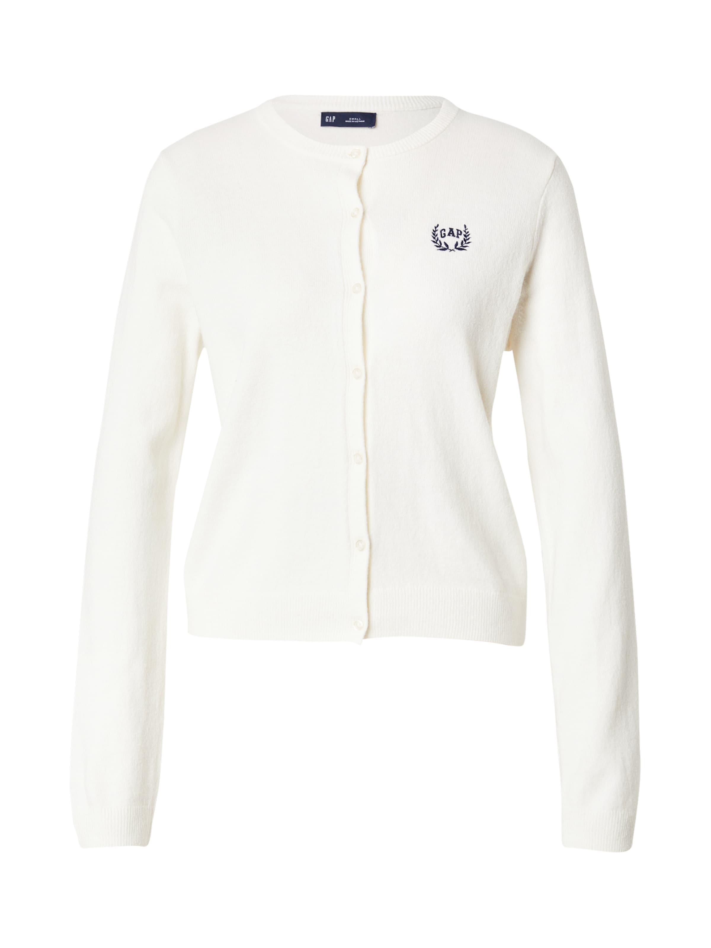 GAP Плетена жилетка в бяло: отпред