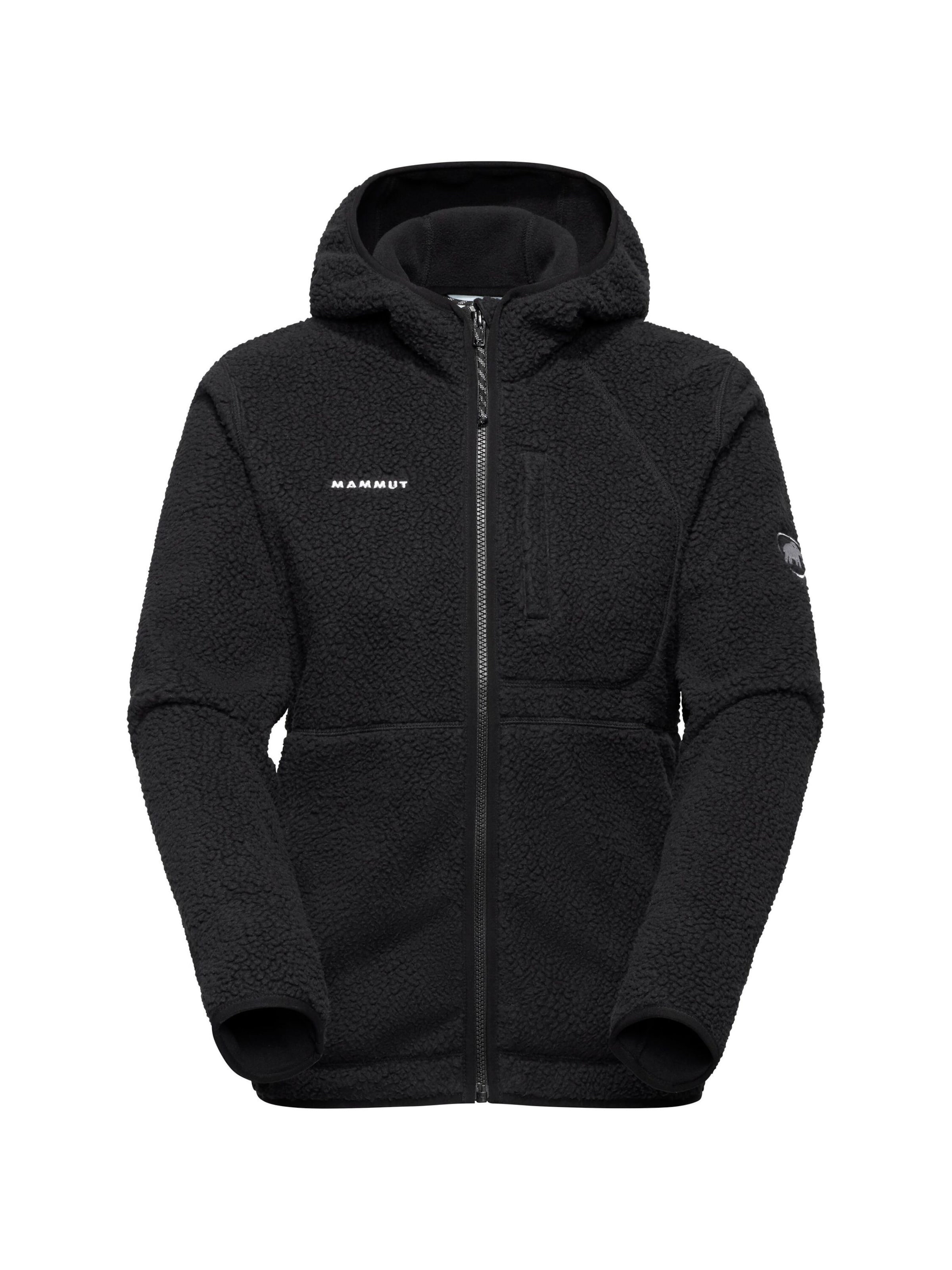 MAMMUT Fleecejacke 'Falera Pro' in Schwarz: Vorderseite