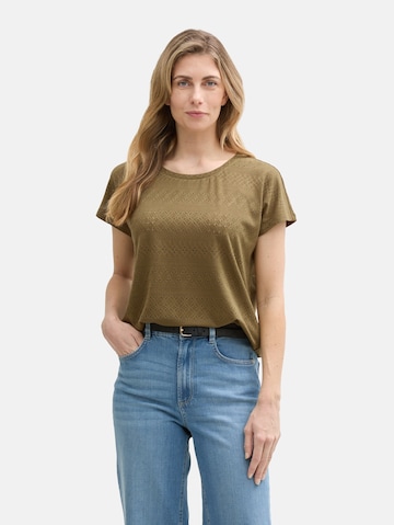 TOM TAILOR T-Shirt in Grün: Vorderseite