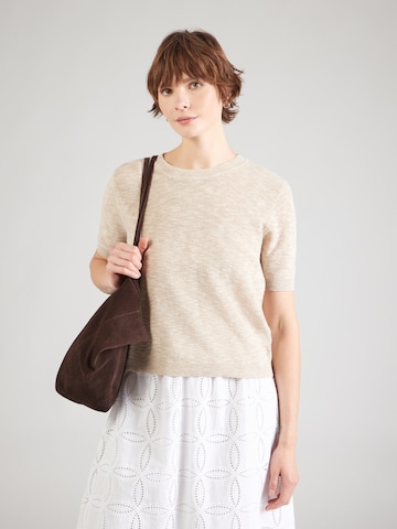 Pullover 'PETRINA' di NÜMPH in beige: frontale