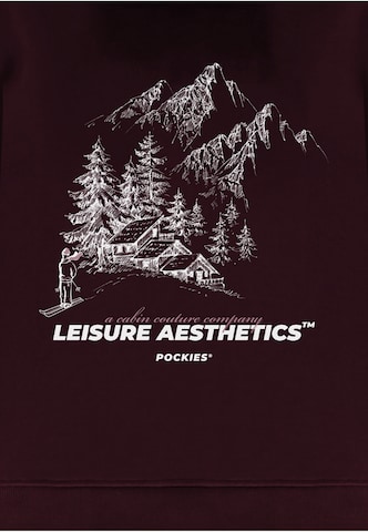 Sweat-shirt 'Cabin' Pockies en rouge