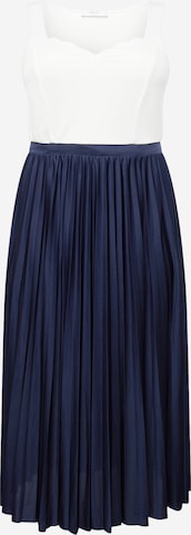 Rochie 'Mara' de la ABOUT YOU Curvy pe albastru: față