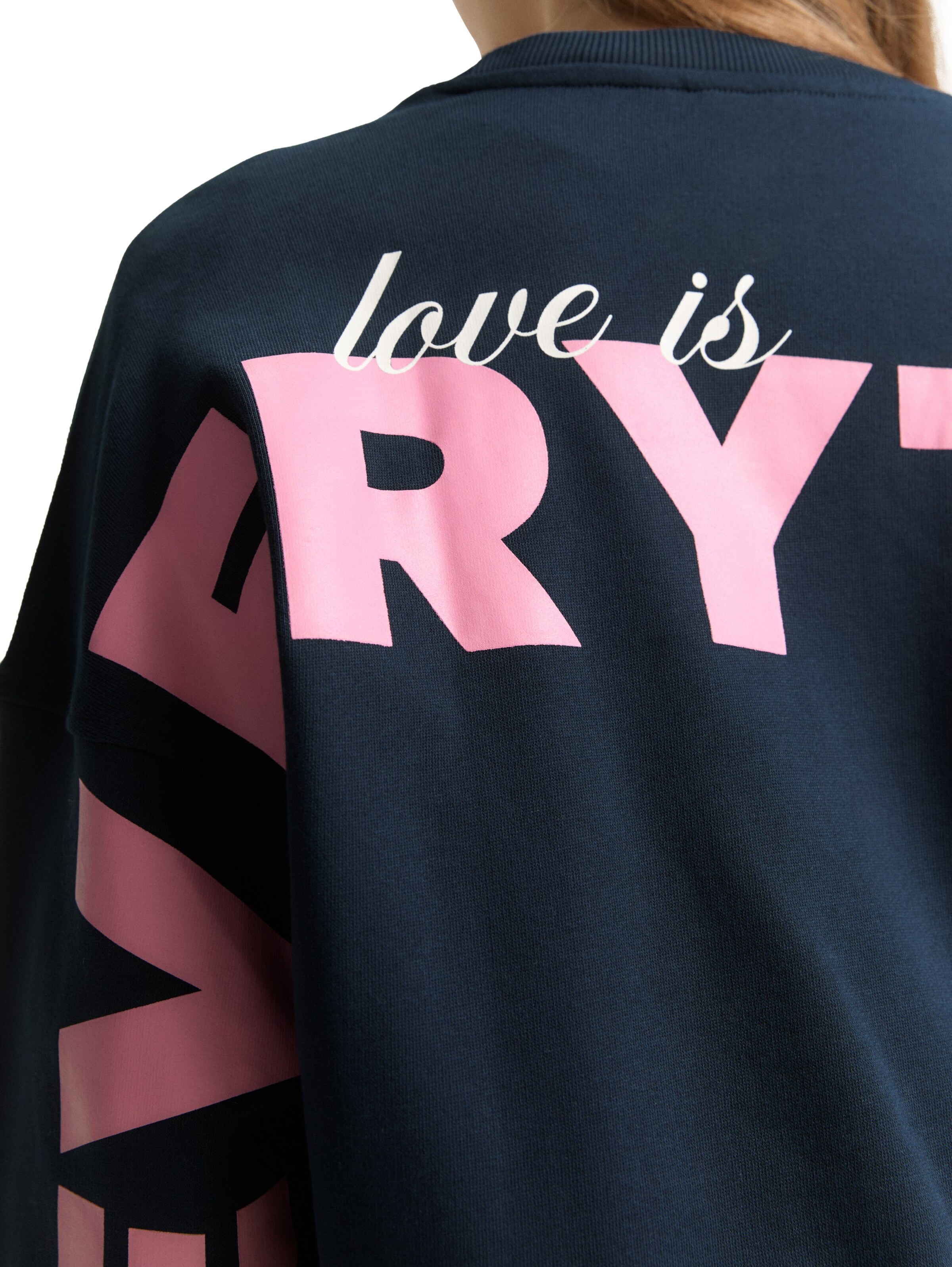 TOM TAILOR DENIM Sweatshirt in Blue