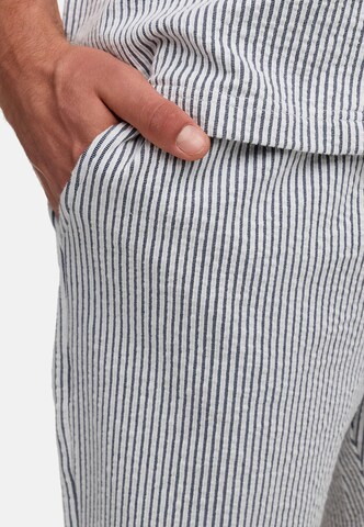 INDICODE JEANS Pyjama kort 'Lino' in Blauw
