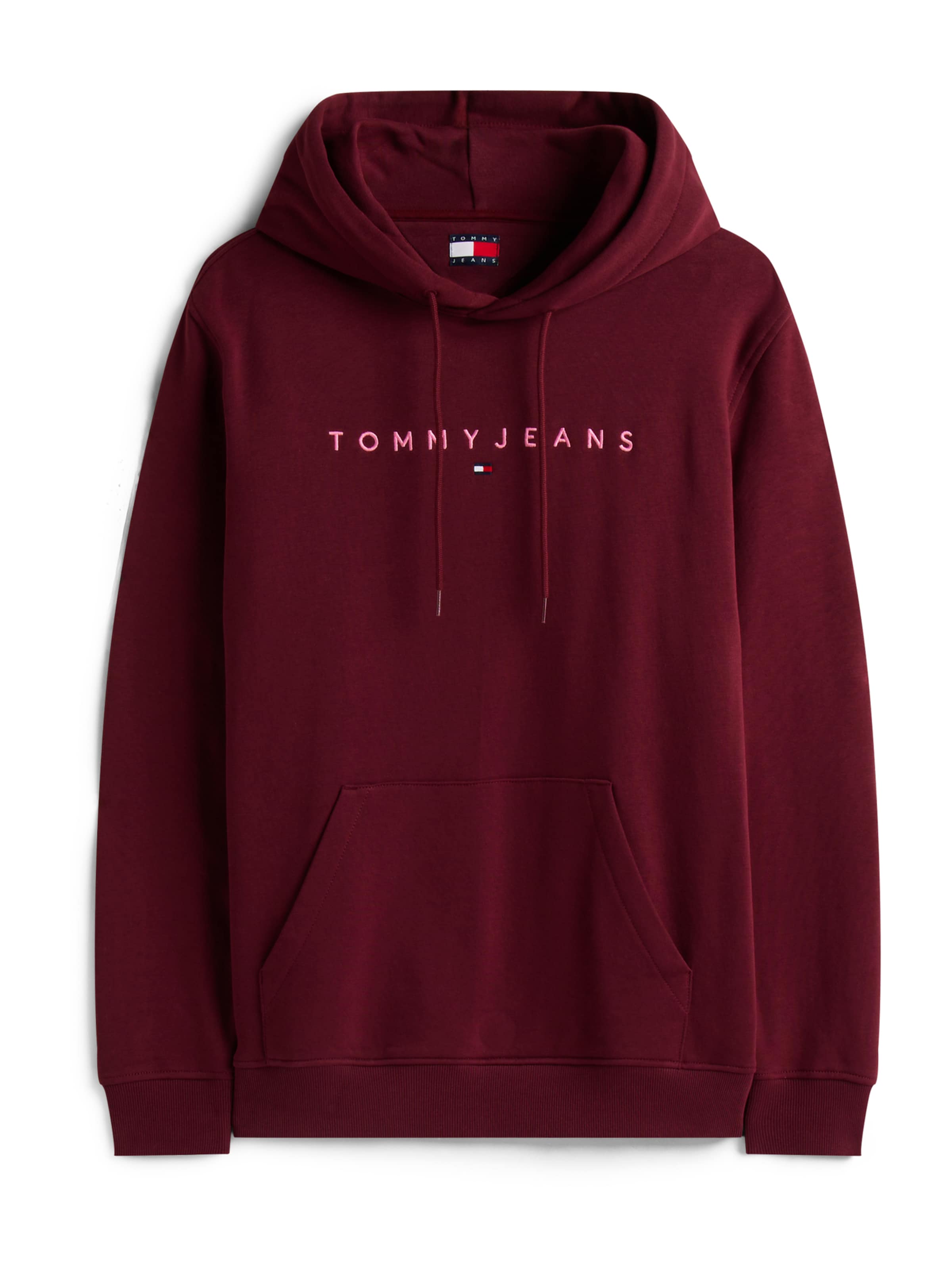 Bluză de molton Tommy Jeans pe roz / roșu burgundy, Vizualizare produs