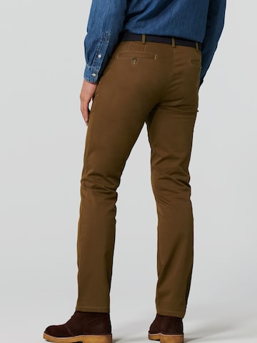 Regular Pantalon chino 'Roma' Meyer Hosen en marron