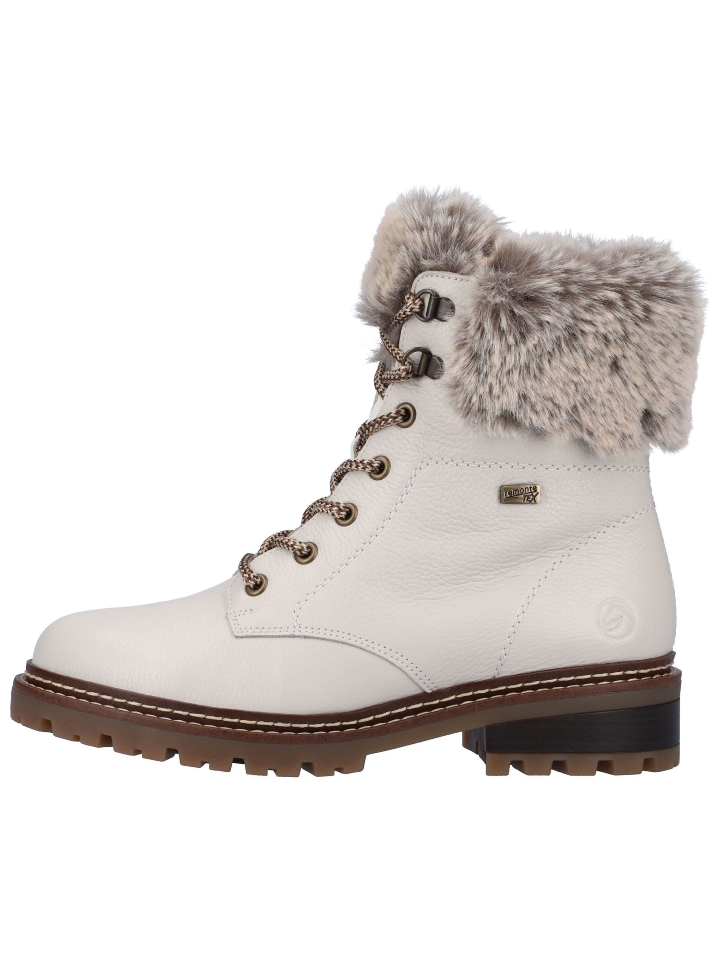 REMONTE Schnürstiefelette in Weiß