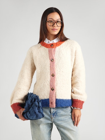 Cardigan FRNCH PARIS en beige : devant