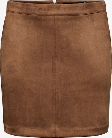 Jupe 'DONNADINA' Vero Moda Curve en marron : devant
