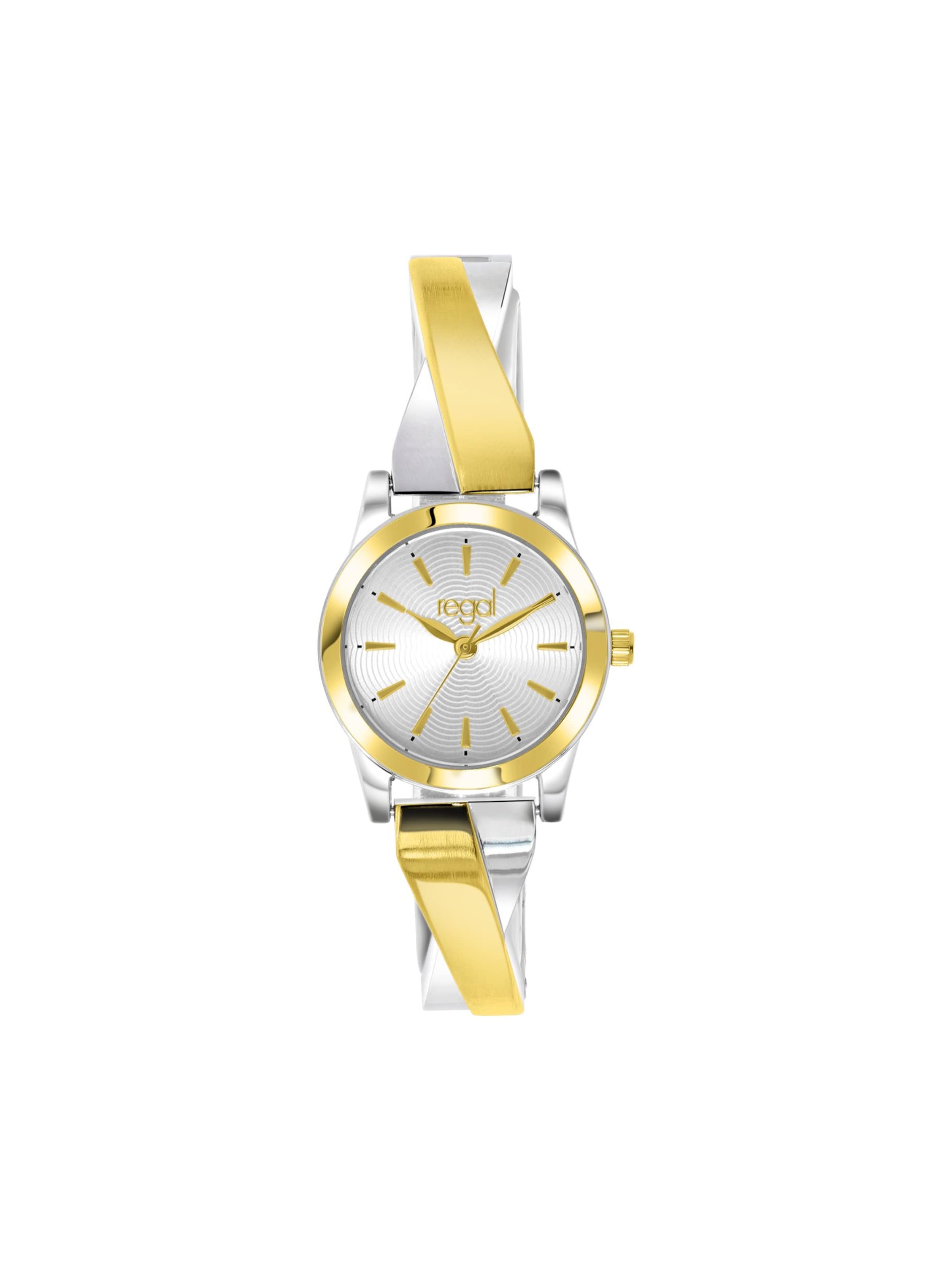 Lucardi Analog Watch 'Klassisch' in Silver: front