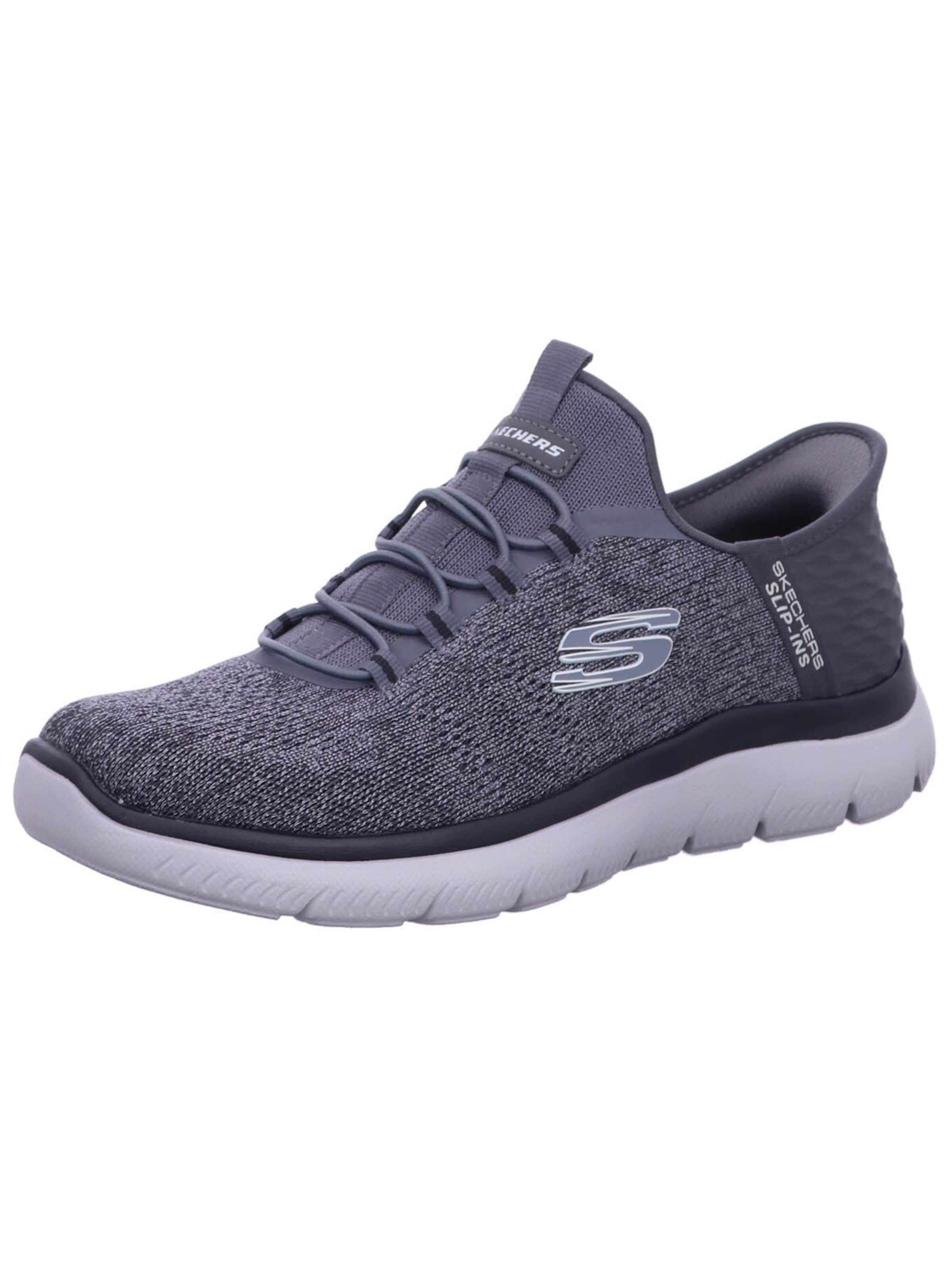 Ciabatta 'Slipper Herren 232469 CCBK Textil in grau' di SKECHERS in grigio: frontale