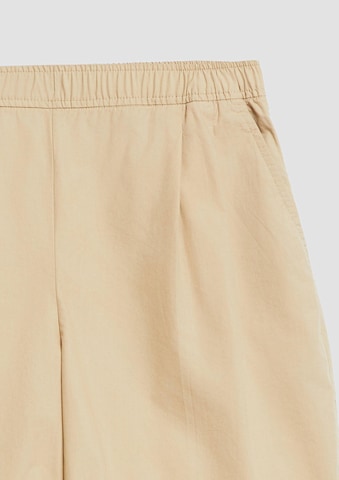 Wide Leg Pantalon à pince s.Oliver en beige