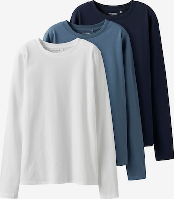 TWO SOON Shirt in Blue: front