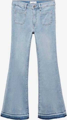 MANGO TEEN Flared Jeans 'Pocket' in Blue: front