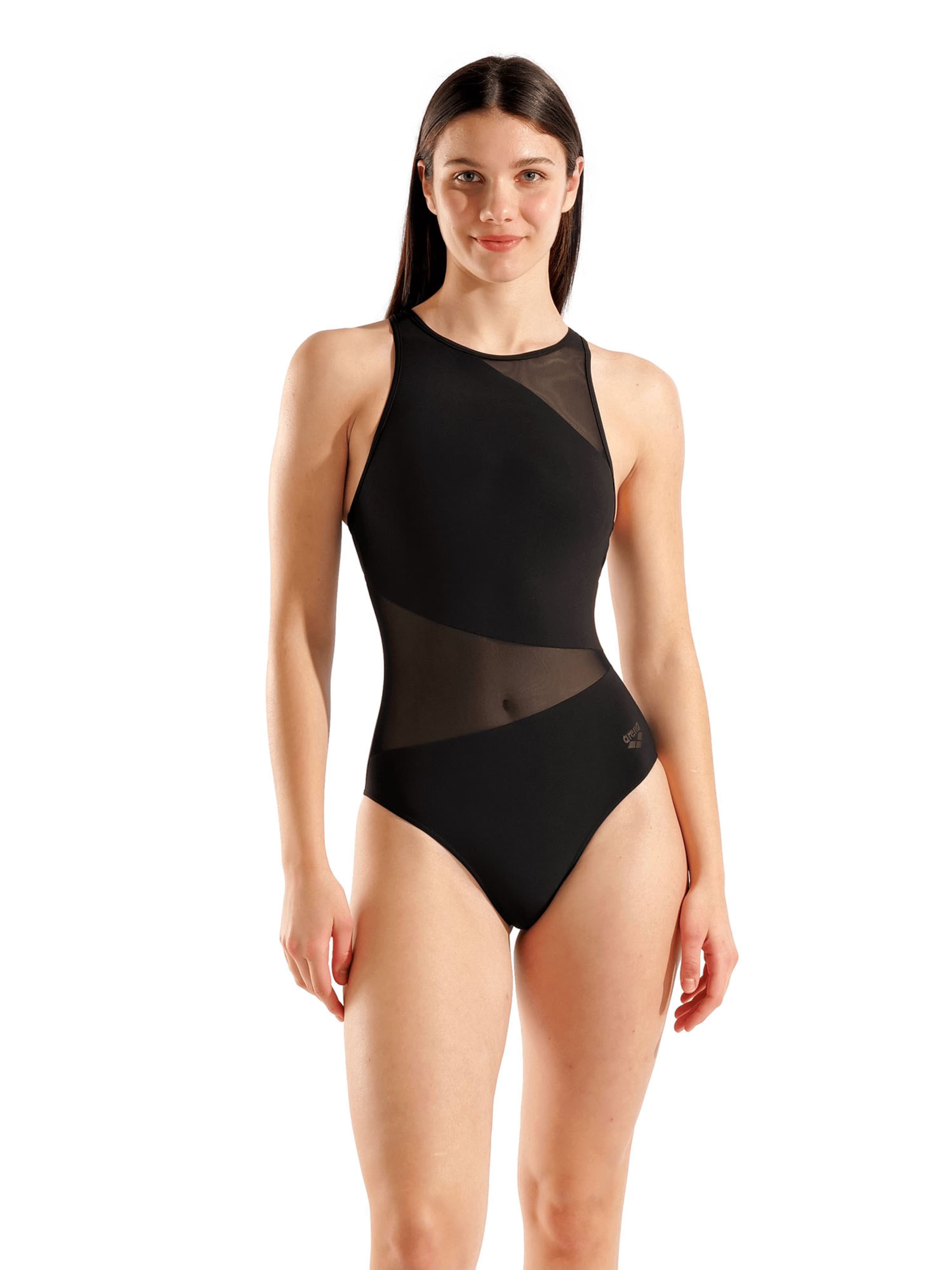 Bustier Maillot de bain 'MESH VENT BACK' ARENA en noir : devant