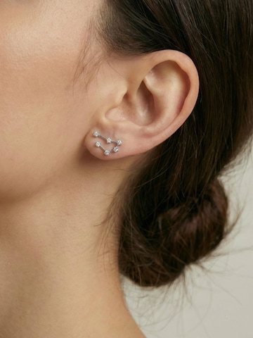 Kamakula Earrings 'Zodiac Löwe' in Silver
