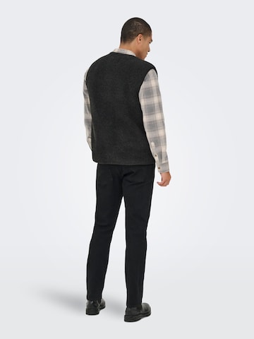 Gilet 'ONSTony' Only & Sons en gris