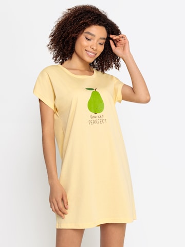 Robe VIVANCE en jaune : devant