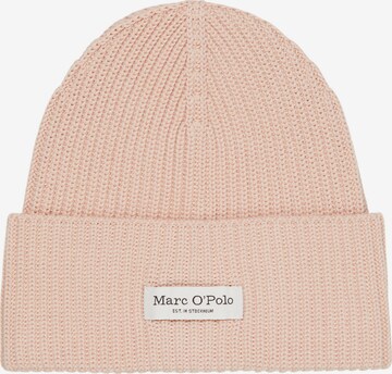 Marc O'Polo Beanie in Beige: front