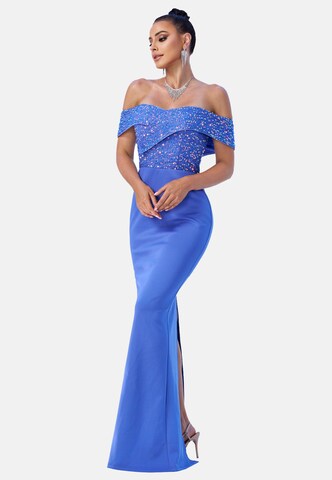 Moda Minx Avondjurk in Blauw