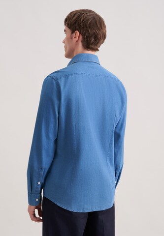SEIDENSTICKER Slim fit Overhemd in Blauw