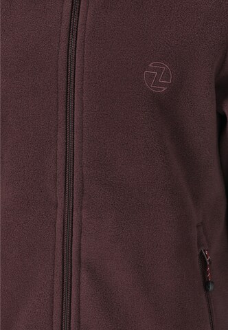 ZigZag Functionele fleece jas 'Zap' in Bruin