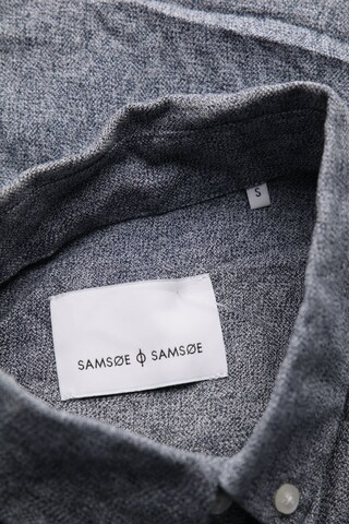 Samsøe Samsøe Button Up Shirt in S in Blue