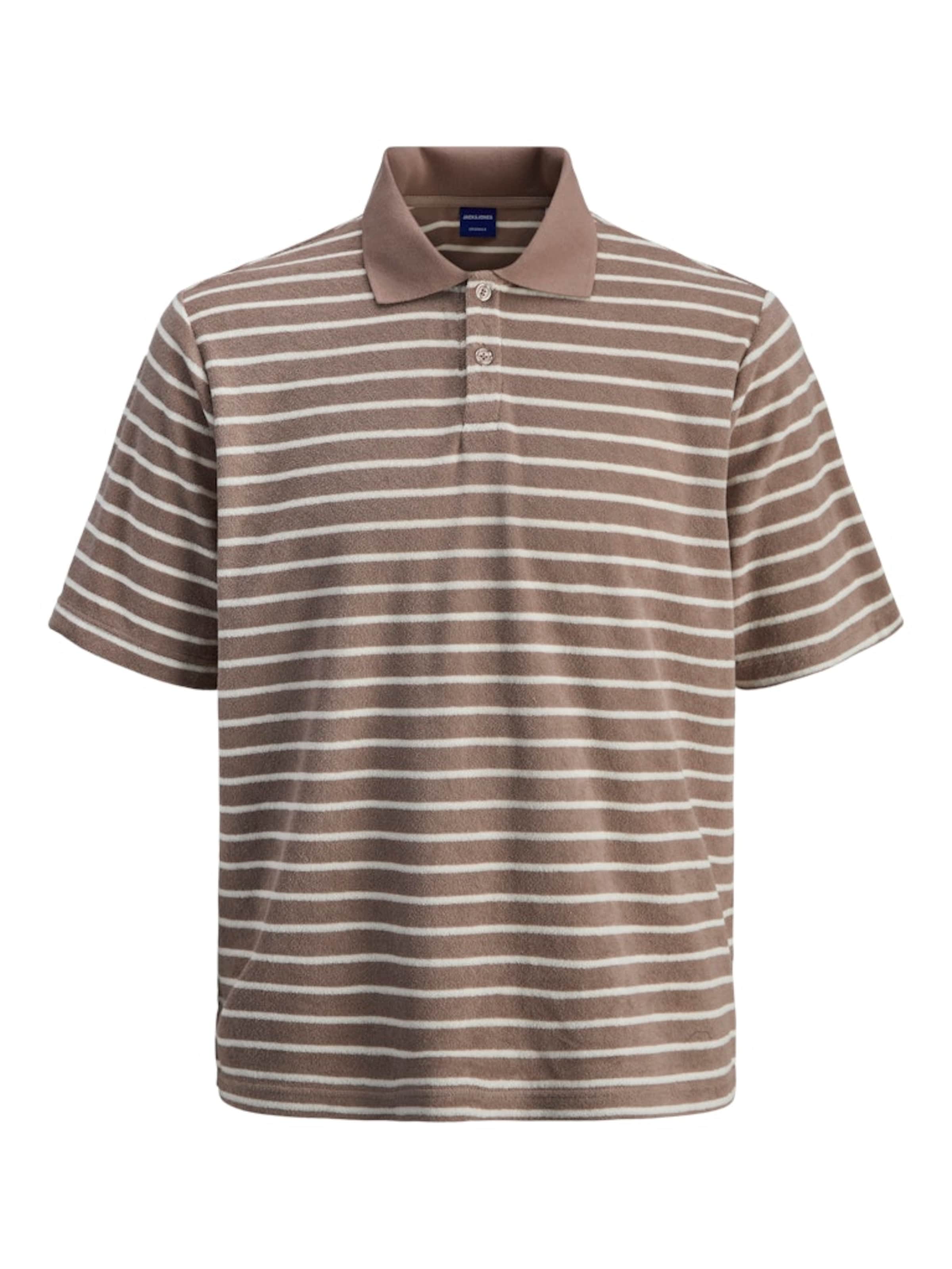 brūns JACK & JONES T-Krekls 'JORGEN': no priekšpuses