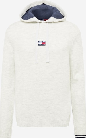 pilka Tommy Jeans Megztinis: priekis