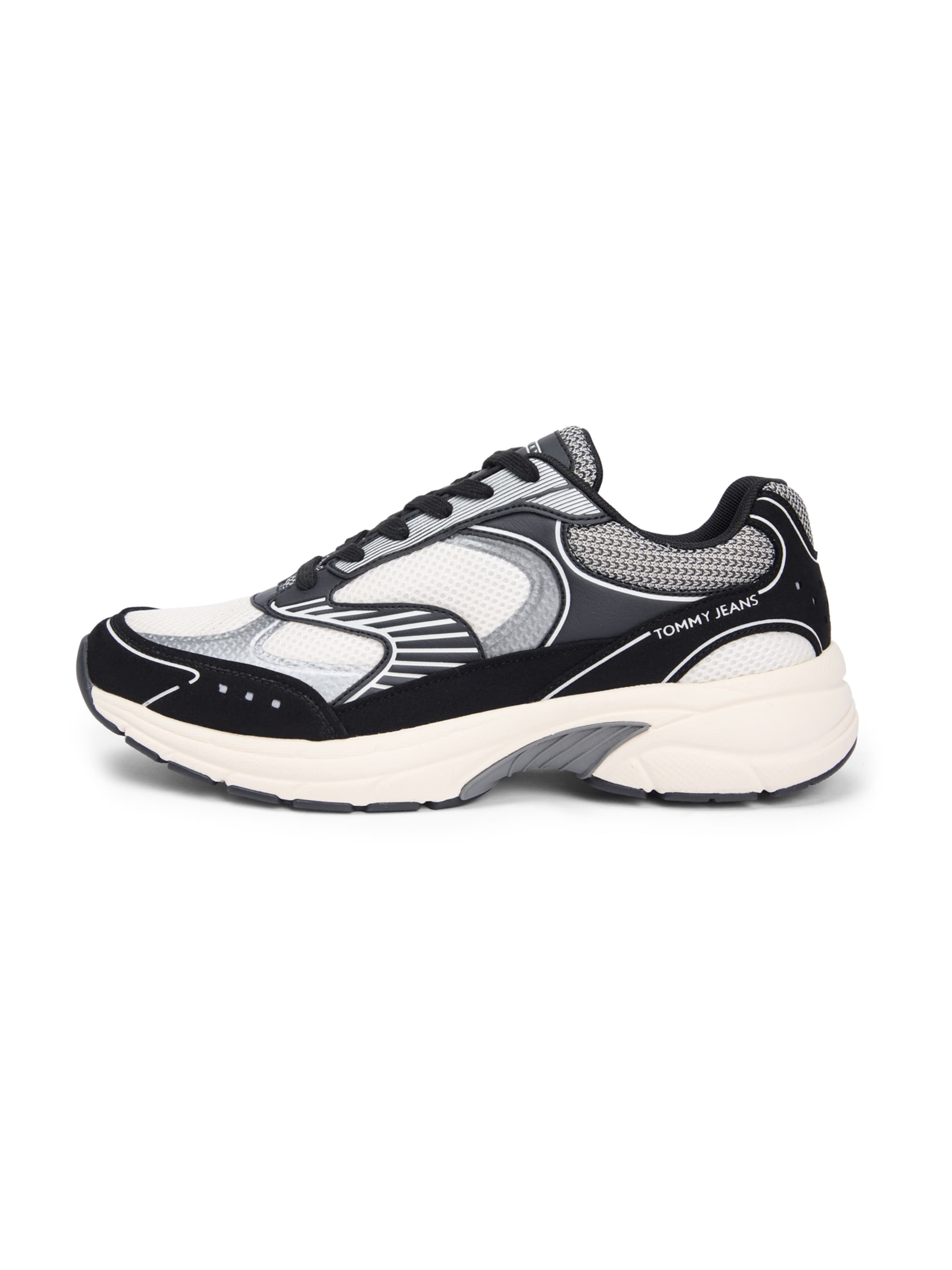 Sneaker low 'ARCHIVE '25' de la Tommy Jeans pe negru: față