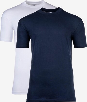 T-Shirt HOM en bleu : devant