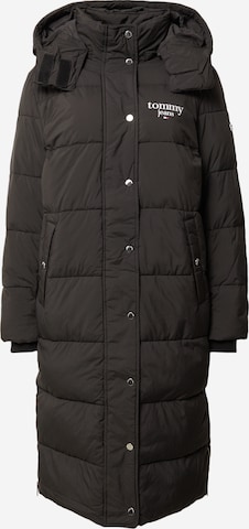 Manteau d’hiver Tommy Jeans en noir : devant